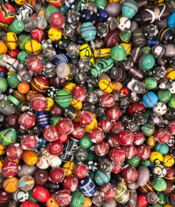 Cuentas de cristal de Murano, cuentas multicolores, cuentas artesanales hechas a mano, suministros de joyería, cuentas de vidrio a granel - Product Image 1