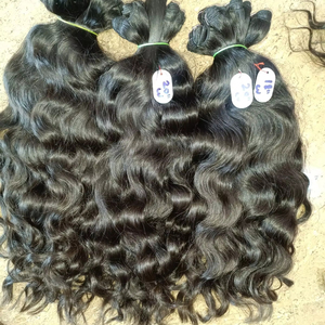 ผมมนุษย์สำหรับต่อผมเรมี่ผมคนเกรดหยิกหยักศกแบบอินเดีย - Product Image 1