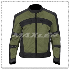 Vêtements de sport imperméables légers pour hommes Veste de moto approuvée CE Textile respirant Veste courte grande taille toutes saisons - Product Image 5