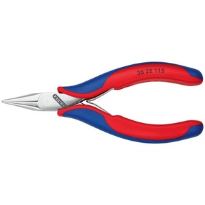 For KNIPEX Electronics Gripping <b>Pliers</b> 115 mm Overall Length Flat Round Jaws Shape 2 Multi-Component Handles - Product Image 3