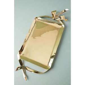 Bandejas de servicio de latón antiguo adornadas con patrones tradicionales y acabados pulidos perfectos para mesas formales - Product Image 5