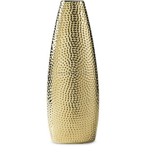 Vase à fleurs minimaliste moderne en métal avec surface noire mate et silhouette élégante, parfait pour un style intérieur contemporain - Product Image 3