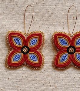 Boucles d'oreilles perles de rocaille à franges multicolores Perles de verre Miyuki Boucles d'oreilles mode boucles d'oreilles boho - Product Image 3