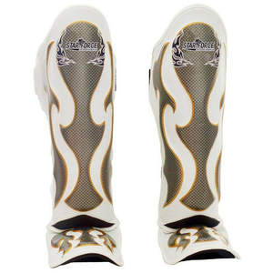 Custom Logo Adult EVA Muay Thai Kick Boxing MMA Shin Guards Kick Pad Karate <b>Foot</b> Protector Compression Rod Leg <b>Protective</b> - Product Image 3