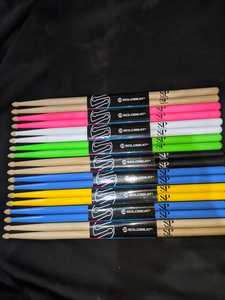 กลองไม้โอ๊กมืออาชีพ5A หลายสีพร้อมหัวหนังแกะโอ๊กหัวแหลมต้นโอ๊กไม้เบิร์ช - Product Image 3