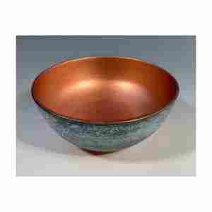 Forte demande avec un prix raisonnable Bol mélangeur en cuivre 4.7L martelé Indien Exportateur Bol en cuivre Vintage de haute qualité - Product Image 1