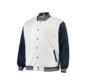 Veste universitaire et manches en cuir blanc vestes pour hommes Pakistan Made American Collage CollegeBaseballjacket pour hommes DDP Shipping - Product Image 3