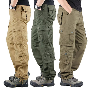 Pantalones cargo de alta calidad al por mayor, pantalones cargo de material de algodón con múltiples bolsillos, pantalones cargo transpirables para hombre, pantalones cargo para hombre - Product Image 6