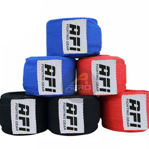 Vendas de Entrenamiento de MMA y Kickboxing con Estampado de Cuadros Suaves de Seda, Transpirables, Elásticas, de Mezcla de Algodón, Protectoras para las Manos - Product Image 1