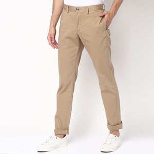 Pantalones Chinos de Lona Ligeros y Elegantes con Botones, Logotipo Personalizado Impreso, Estilo Moderno para Hombre, Servicio OEM - Product Image 1