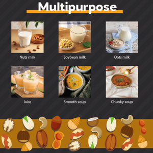 Fabricante de <span class=keywords><strong>leche</strong></span> de almendras caliente/fría de 1200ml con 12 cuchillas SS potente licuadora de alta velocidad para nueces/<span class=keywords><strong>avena</strong></span>/máquina de <span class=keywords><strong>leche</strong></span> de soja de coco - Product Image 2