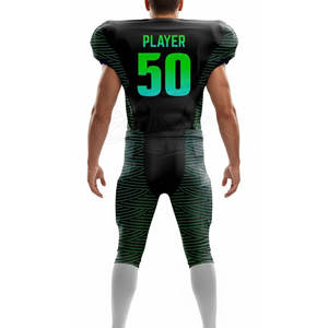 Diseño de Uniformes de Fútbol Americano Transpirables y Cómodos Personalizados para Hombre, Talla Grande, Cortos, de Verano, Servicio OEM - Product Image 5