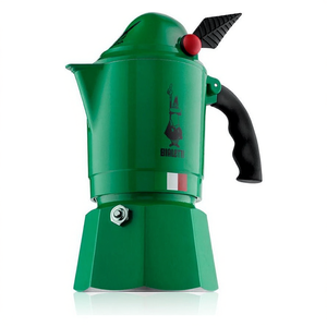 Cafetière MOKA ALPINA 3 tasses en aluminium vert modèle 0002762MR - Product Image 2