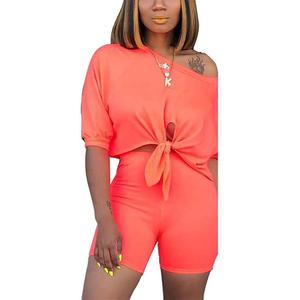 Sudadera de algodón 100% para mujer, sudadera recortada de verano más vendida con diseño de nudo frontal, precio al por mayor, ropa de verano absorbente - Product Image 4