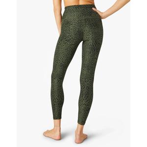 OEM High Waist Snake Skin Yoga Pants Mid Waist <b>Women's</b> Fitness <b>Gym</b> Leggings with Casual <b>Bag</b> Private Label <b>Women's</b> Yoga Leggings - Product Image 2