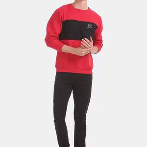 เสื้อสเวตเชิ้ตผู้ชายไซส์ใหญ่ สีตัดกัน ระบายอากาศได้ดี เสื้อผ้าพื้นฐาน ดีไซน์ล่าสุด - Product Image 2