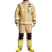 Combinaison de pompier de haute qualité approuvée CE, couleur rouge, orange, bleue, taille personnalisée L XL XXXL XXXXL, combinaison de lutte contre l'incendie Nomex, noire