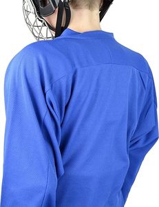 Romeo Industry 100% poliéster juvenil Hockey Jersey transpirable patrón sólido práctica Jersey para adolescentes béisbol Softball desgaste - Product Image 3