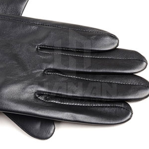 Gants de conduite à doigts complets en cuir de haute qualité confortables et respirants avec une nouvelle conception de gants compatibles avec l'écran tactile du service OEM - Product Image 5