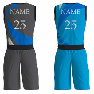 Jersey Reversible Singlet Uniformes Personalizado Juventud Ligero Reversible Uniforme Práctica Malla Sublimación Ropa de baloncesto - Product Image 2