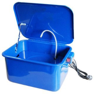 Unidad de lavado de piezas con motor, bomba de alimentación de 26 litros de capacidad e inserto de colador, larga vida útil - Product Image 2