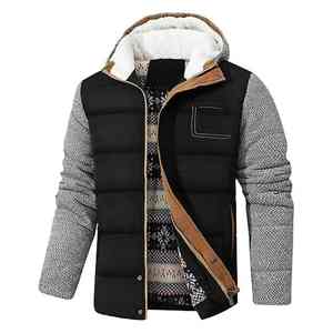 Chaquetas acolchadas de invierno para hombre de la mejor calidad, transpirables y resistentes al viento con impresión OEM personalizada de Tallas grandes - Product Image 3