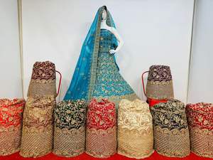 Truly Glamorous Twinkle Net Lehenga with Full Jarkan Stones 5 Exclusive Designs and 10 Vibrant Colors for Weddings Party Wear - Product Image 3