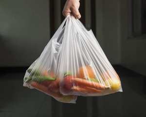 Bolsas de camiseta al por mayor de primera calidad, bolsas de plástico HDPE para chaleco, embalaje de supermercado, mango fuerte, directo de fábrica - Product Image 1