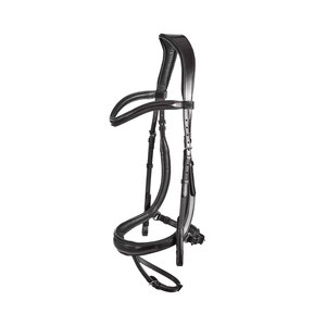 Bride de dressage en cuir verni de qualité supérieure à un prix abordable. - Product Image 6