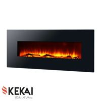 Mur ou Table de cheminée électrique décorative avec Simulation de feu kabucky | Produits de chauffage | Meubles de maison d'espagne