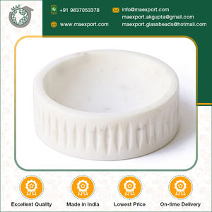 Vaisselle ovale moderne en marbre blanc écologique de qualité supérieure pour la maison et l'hôtellerie – Fabricant indien et fournisseur de confiance - Product Image 2