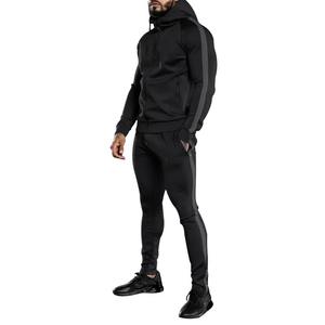 New Design Unisex Sweatsuits Oversized Drop Shoulder Jogger Tracksuit for Men Boxy <b>Cropped</b> <b>Zip</b> <b>up</b> Hoodie and Sweatpants Set - Product Image 2