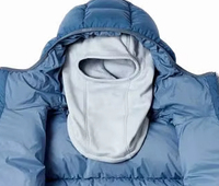 Veste d'hiver matelassée légère à capuche pour homme, personnalisable OEM, avec logo frontal, séchage rapide et résistante aux intempéries