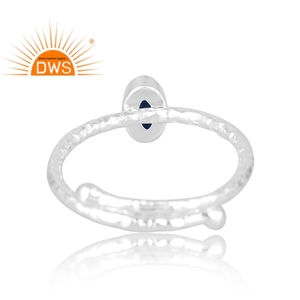 Anillo de piedras preciosas de lapislázuli Natural de Plata de Ley 925 más vendido, joyería personalizada para mujer, regalo para ella - Product Image 2