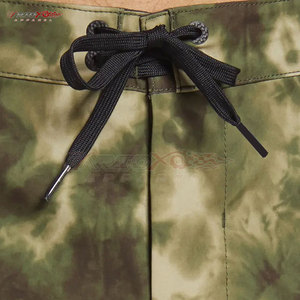 Shorts de plage décontractés en toile imprimée pour hommes avec doublure en maille respirante, taille à cordon de serrage, séchage rapide, légers, pour l'été - Product Image 4