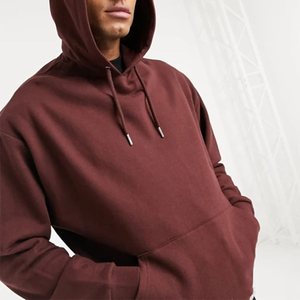 Sudaderas con capucha completas lavadas de algodón 100% personalizadas al por mayor para hombre forro polar pesado con cuello con capucha y diseño de bolsillo para invierno - Product Image 4