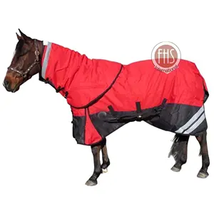 Taiwan Imported 600 Denier Light Weight Turnout Horse Combo without filling 3000/3000 MVT PU Coated Fabric