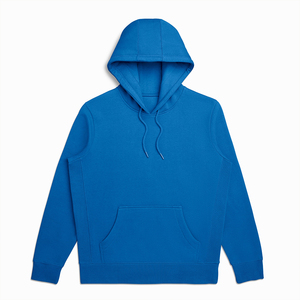 Sweat-shirt bleu vif en molleton 100% coton. Doux, respirant et chaud, avec une coupe décontractée, parfait pour un confort quotidien - Product Image 1