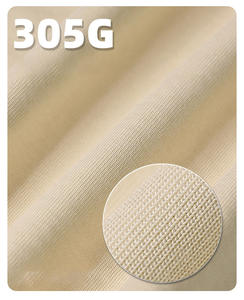 305g Heavy Weight Organic Cotton Top Autumn Winter Loose Long Sleeve T-Shirt Plain Dyed Terry <b>Tshirt</b> for Men - Product Image 5