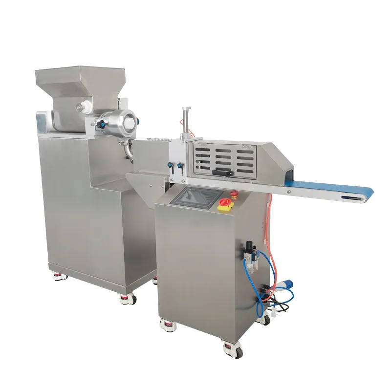 High Productivity Sesame Fruit Snacks Bar Extruder Machine Cereal Brittle Production Line Protein Nut Candy Bar Making Machine