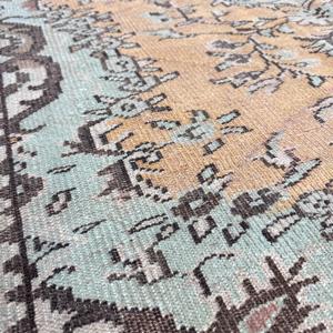 5.3x8.5 ft Turkish Rug, <b>Brown</b> Oriental Vintage Rug <b>Wool</b> - Product Image 5