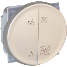 Pièces de ventilateur de commande CMV à 2 vitesses COMETE TITANIUM avec fonction marche/arrêt - Product Image 1