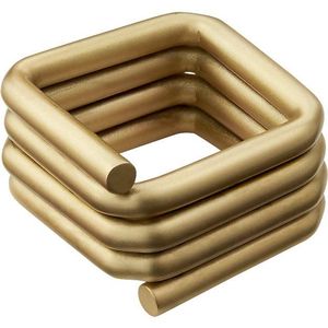 Rond de serviette en métal de qualité supérieure pour salles à manger de luxe fabriqué avec un polissage lisse et une finition durable - Product Image 3