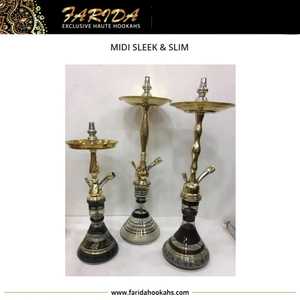 Cachimbas de Lujo Farida en Oferta, Mini Cachimba de Latón con Accesorios, Moderna con Acabado Dorado, Calidad Media-Alta - Product Image 5