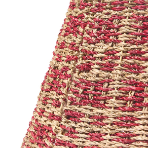 Elegant Red Pattern Natural Seagrass <b>Christmas</b> <b>Tree</b> <b>Skirt</b> Handwoven <b>Wicker</b> Decor OEM ODM Factory Wholesale Made in Vietnam - Product Image 4