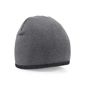 Bonnet bicolore personnalisé à enfiler – Accessoires de sport d'hiver – Merchandising - Product Image 3