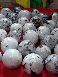 Wholesale Natural Healing Polished Rainbow Moonstone <b>Crystal</b> Ball for Meditation Feng Shui and Home Decor Available at Low price - Product Image 4