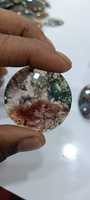 Agate de mousse de qualité AAA pierre précieuse en vrac polie tout mélange de formes et de tailles pour la fabrication de bijoux Agate de mousse naturelle et conception de cabochon