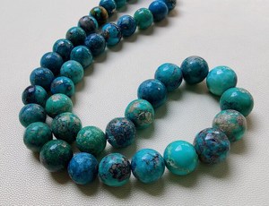 100% cuentas de forma redonda de turquesa natural de Arizona, cuentas Rondell lisas de turquesa, cuentas de piedras preciosas de turquesa de Arizona de 16 pulgadas - Product Image 4