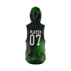 Camisetas de Flag Football Personalizadas 7v7 para Hombre, Sin Mangas, OEM ODM, Tallas Grandes, Impresión por Transferencia de Calor, Camuflaje, Nombre del Equipo, 100% Poliéster - Product Image 5